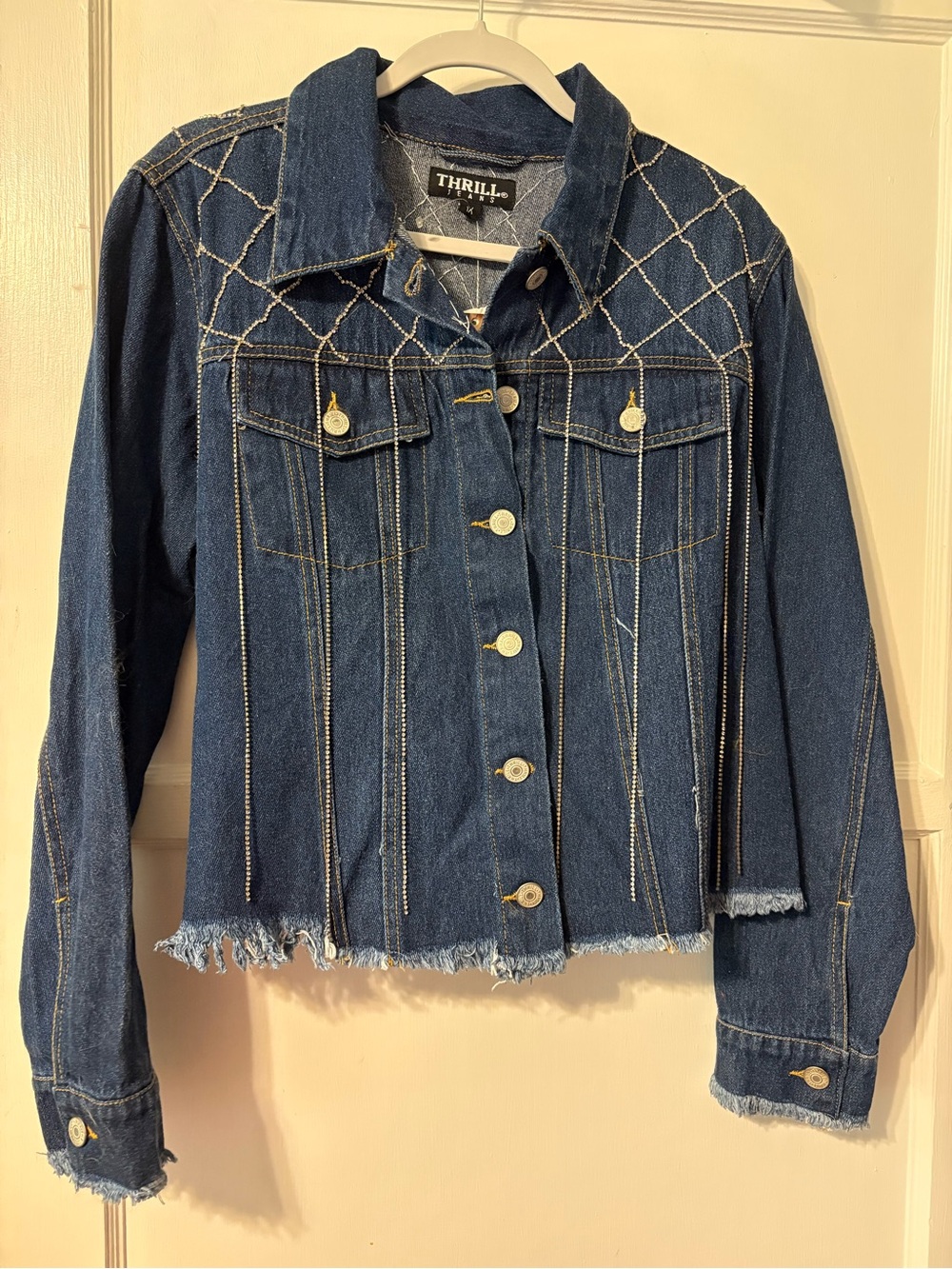 Thrill rhinestone jacket
